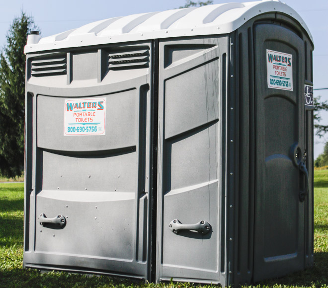ADA complaint portable toilet.