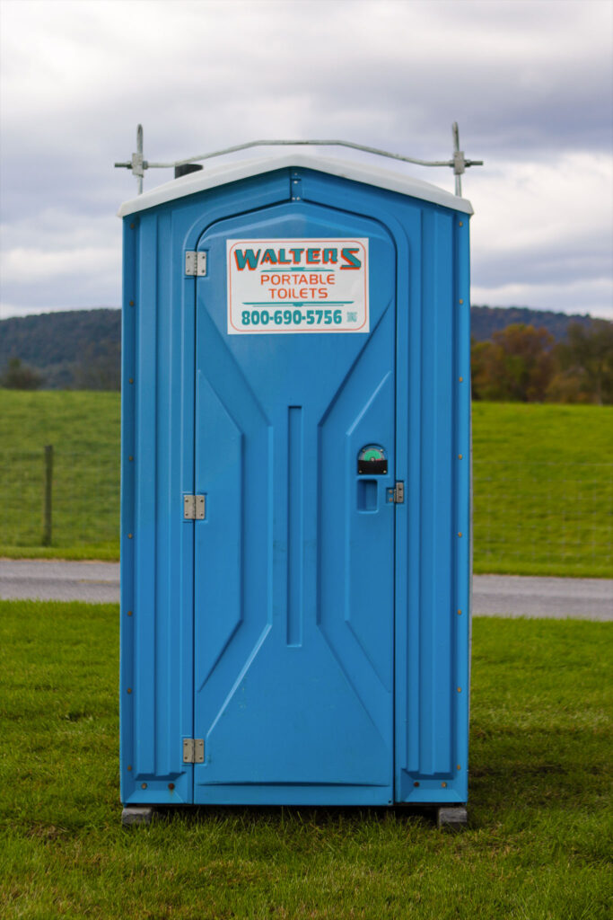 High rise portable toilet.
